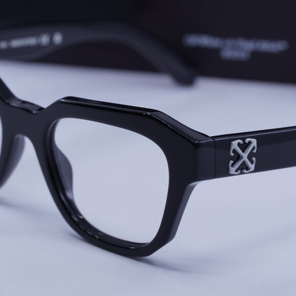 Final Price! Off-White OERJ07F STYLE 7F 1000 Black Eyeglasses 52mm - Picture 4 of 10